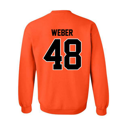 Oklahoma State - NCAA Baseball : Aaron Weber - Crewneck Sweatshirt Classic Shersey