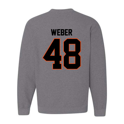 Oklahoma State - NCAA Baseball : Aaron Weber - Crewneck Sweatshirt Classic Shersey