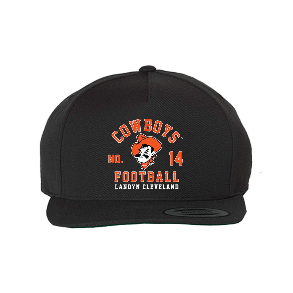 Oklahoma State - NCAA Football : Landyn Cleveland - Snapback Cap Snapback Cap