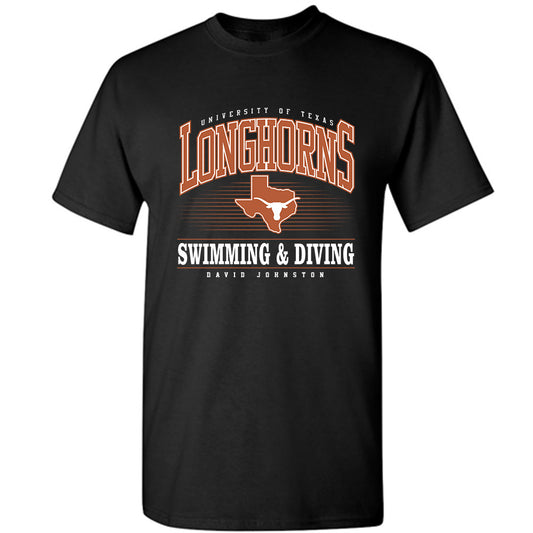 Texas - NCAA Men's Swimming & Diving : David Johnston - T-Shirt Classic Fashion Shersey