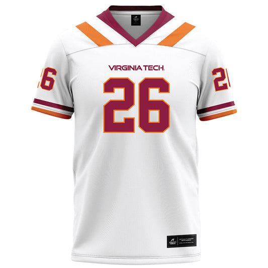 Virginia Tech - NCAA Football : Jalen Stroman - Football Jersey White