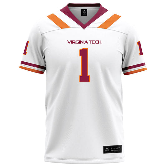 Virginia Tech - NCAA Football : Kyron Drones - Football Jersey White