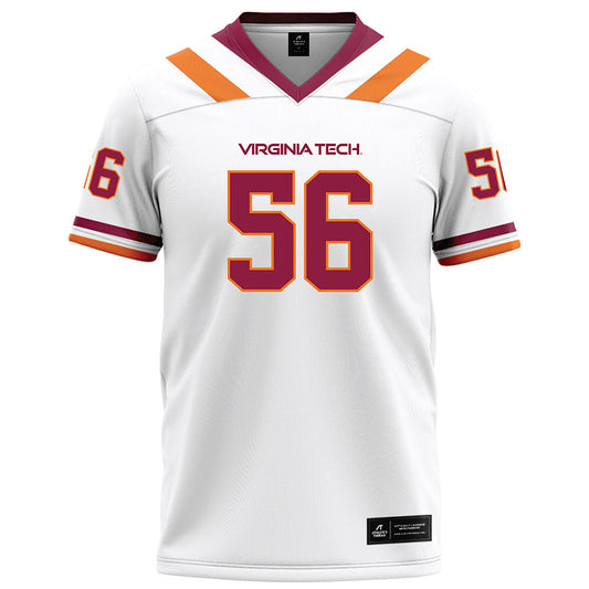 Virginia Tech - NCAA Football : CJ McCray - Football Jersey White