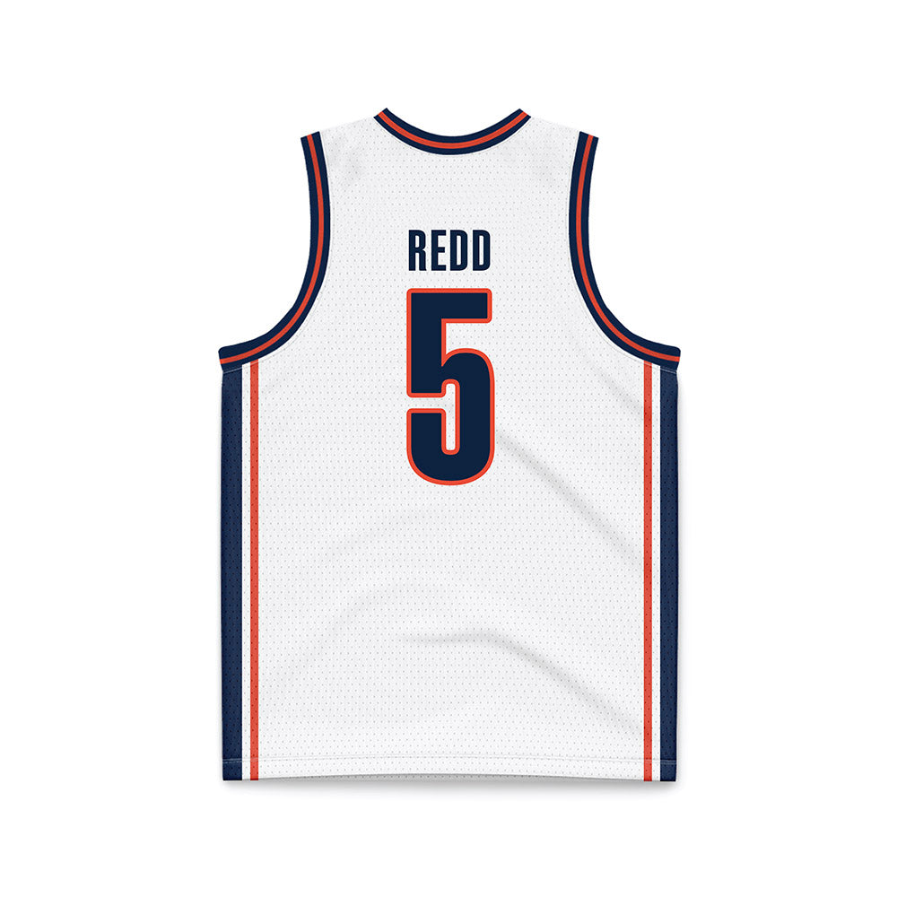 Illinois - NCAA Men's Basketball : AJ Redd - Basketball Jersey White