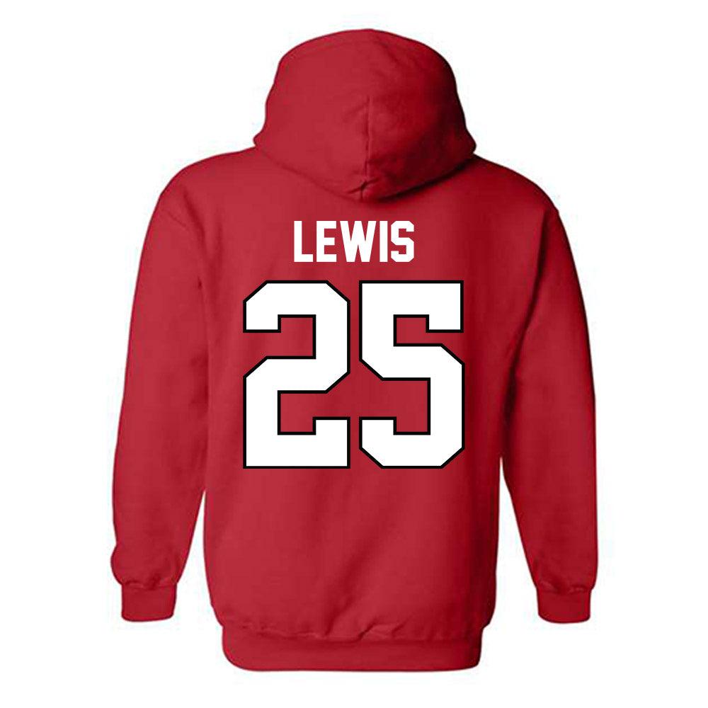 Texas Tech - NCAA Football : Chapman Lewis - Hooded Sweatshirt Classic Shersey