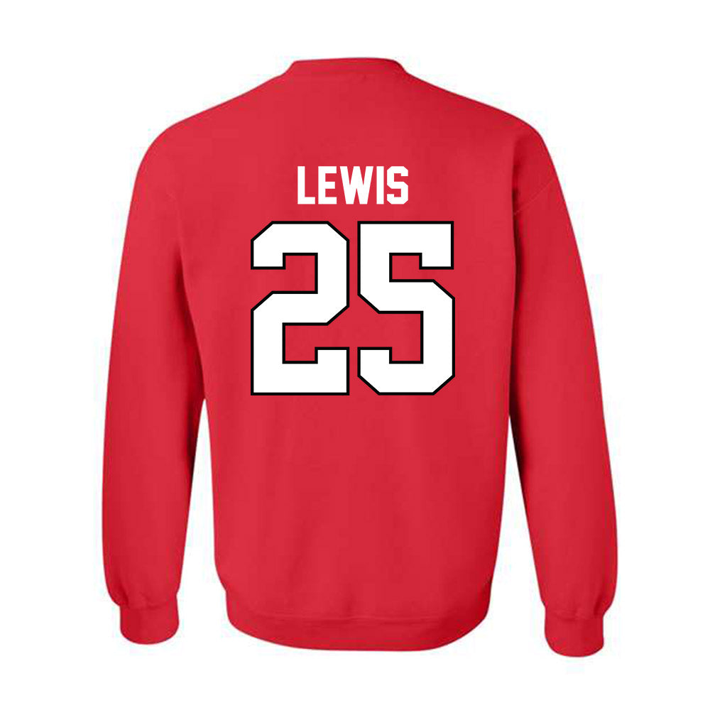 Texas Tech - NCAA Football : Chapman Lewis - Crewneck Sweatshirt Classic Shersey