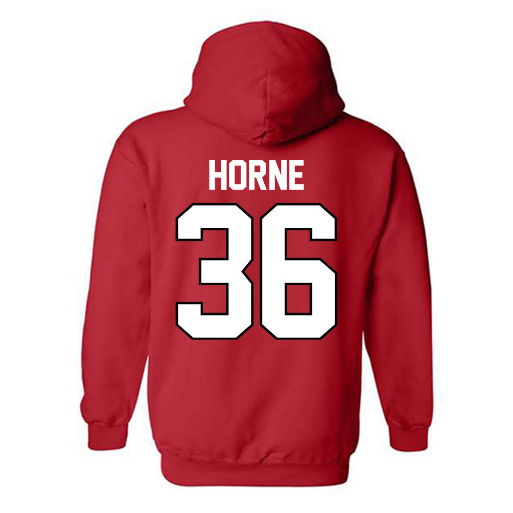 Texas Tech - NCAA Football : Justin Horne - Hooded Sweatshirt Classic Shersey