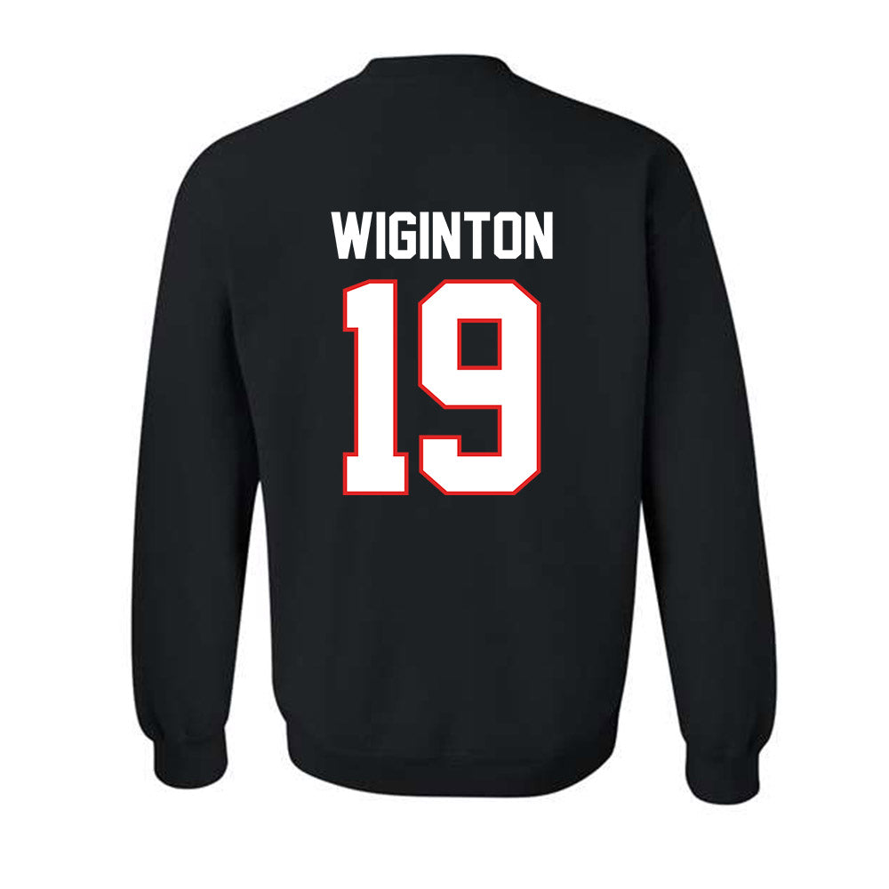 Texas Tech - NCAA Football : Haydon Wiginton - Crewneck Sweatshirt Classic Shersey