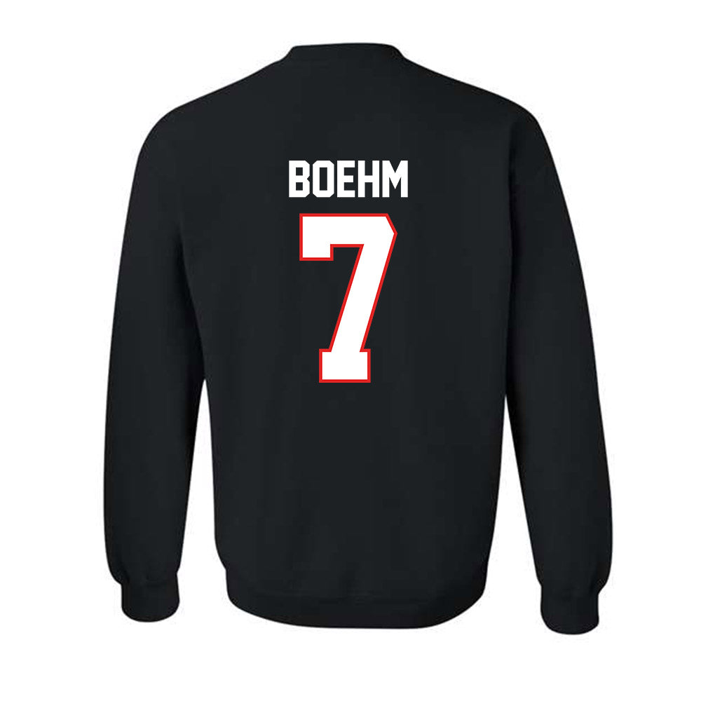 Texas Tech - NCAA Baseball : Garet Boehm - Crewneck Sweatshirt Sports Shersey