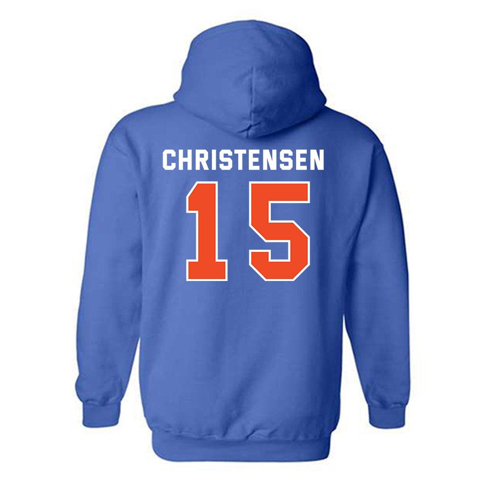 Boise State - NCAA Women's Basketball : Alyssa Christensen - Hooded Sweatshirt Sports Shersey