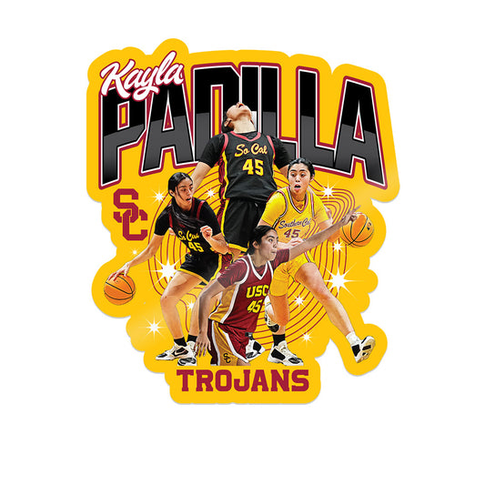USC - NCAA Women's Basketball : Kayla Padilla - Official 2023 - 2024 Post Season  Sticker