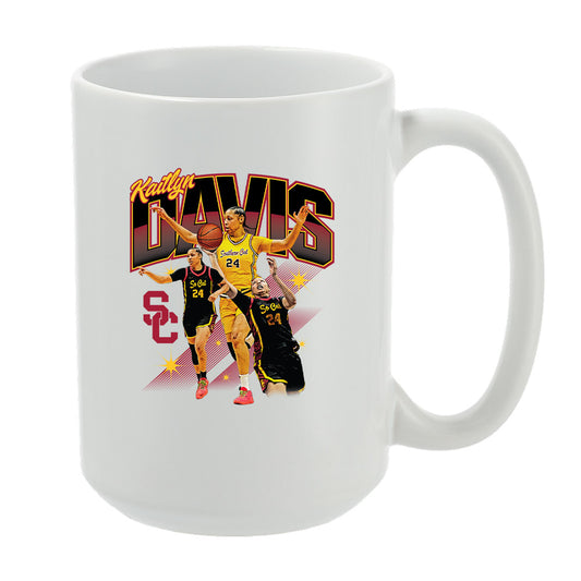 USC - NCAA Women's Basketball : Kaitlyn Davis - Official 2023 - 2024 Post Season  Mug