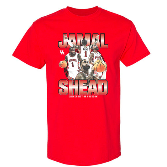 Houston - NCAA Men's Basketball : Jamal Shead - Official 2023 - 2024 Post Season T-Shirt