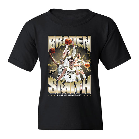 Purdue - NCAA Men's Basketball : Braden Smith - Official 2023 - 2024 Post Season -  Youth T-Shirt