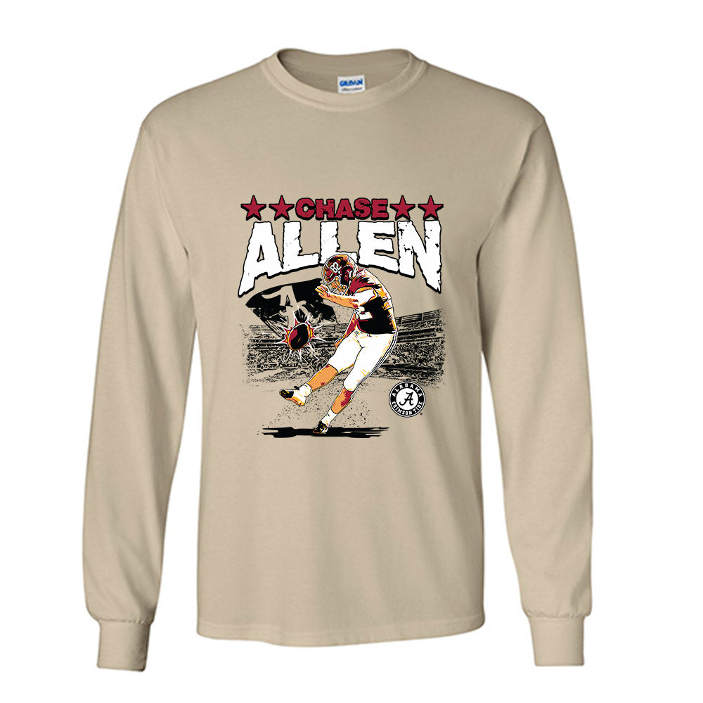 Alabama - NCAA Football : Chase Allen Long Sleeve T-Shirt