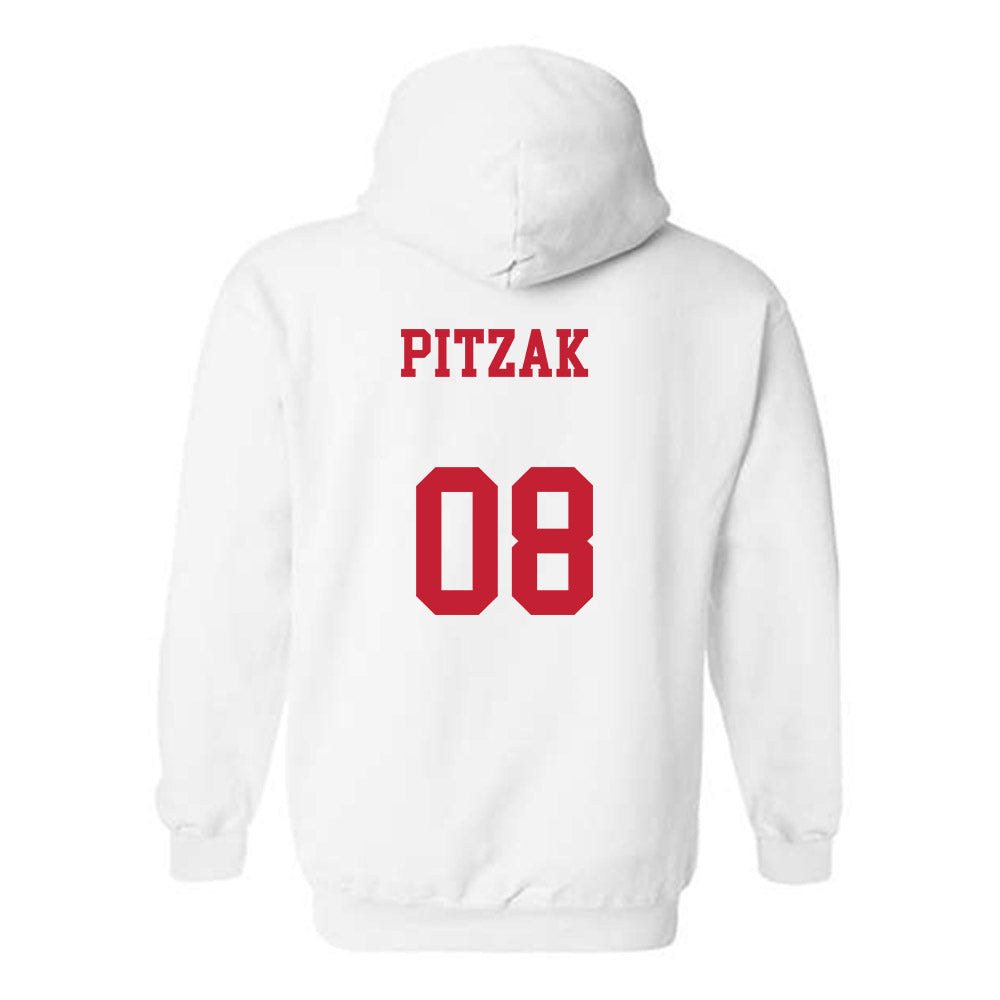 Utah - NCAA Beach Volleyball : Kylie Pitzak Meet Me At The Net Hooded Sweatshirt