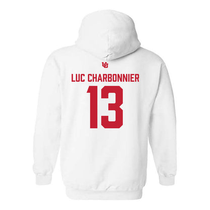 Utah - NCAA Men's Lacrosse : Luc Charbonnier Lacrosse Stick Hooded Sweatshirt