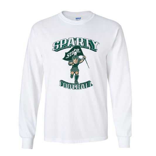 Michigan State - NCAA Football : Andrew Schorfhaar Sparty Long Sleeve T-Shirt
