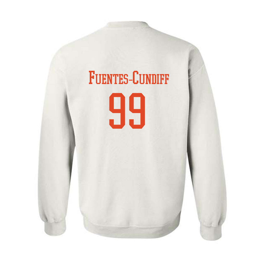 Syracuse - NCAA Football : Elijah Fuentes-Cundiff Otto The Orange Sweatshirt