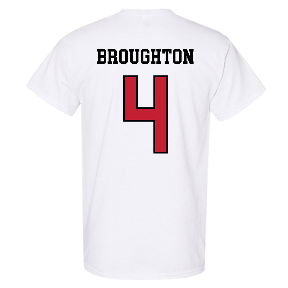 Utah - NCAA Football : JaTravis Broughton - Touchdown Swoop Short Sleeve T-Shirt
