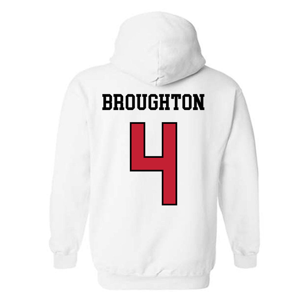 Utah - NCAA Football : JaTravis Broughton - Touchdown Swoop Hooded Sweatshirt