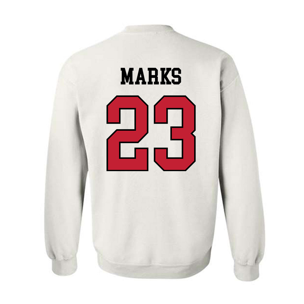Utah - NCAA Football : Faybian Marks - Crewneck Sweatshirt Sports Shersey