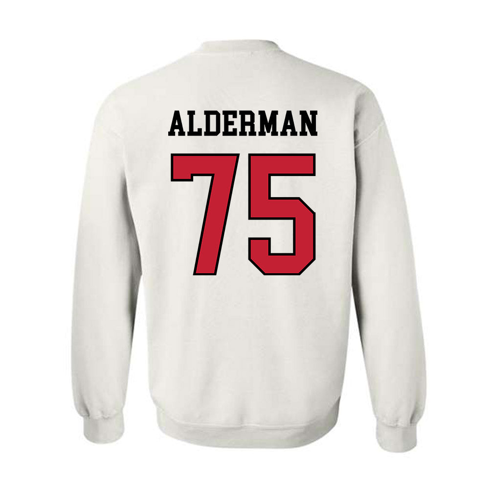 Utah - NCAA Football : Roger Alderman - Crewneck Sweatshirt Sports Shersey