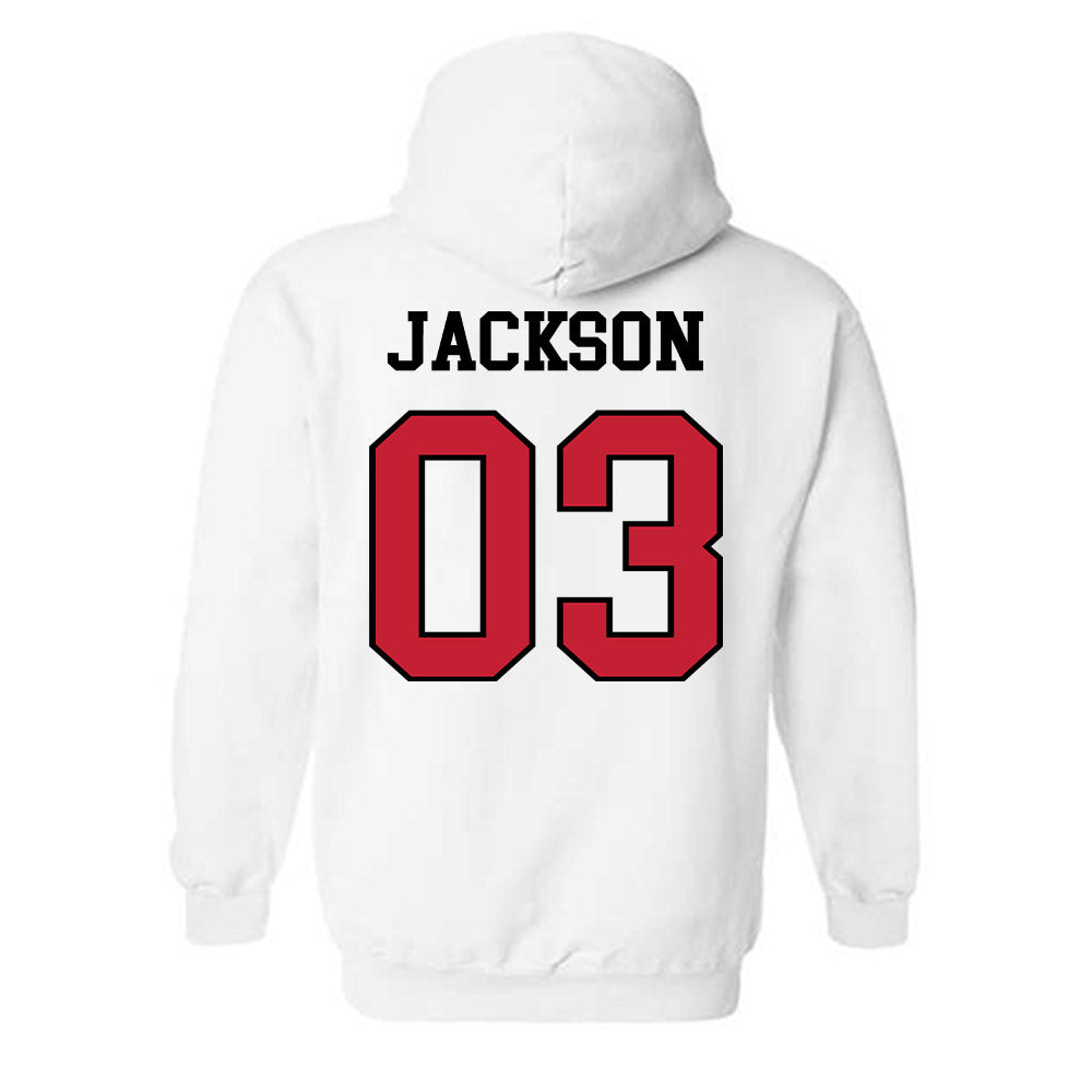 Utah - NCAA Football : Ja'Quinden Jackson Touchdown Swoop Hooded Sweatshirt
