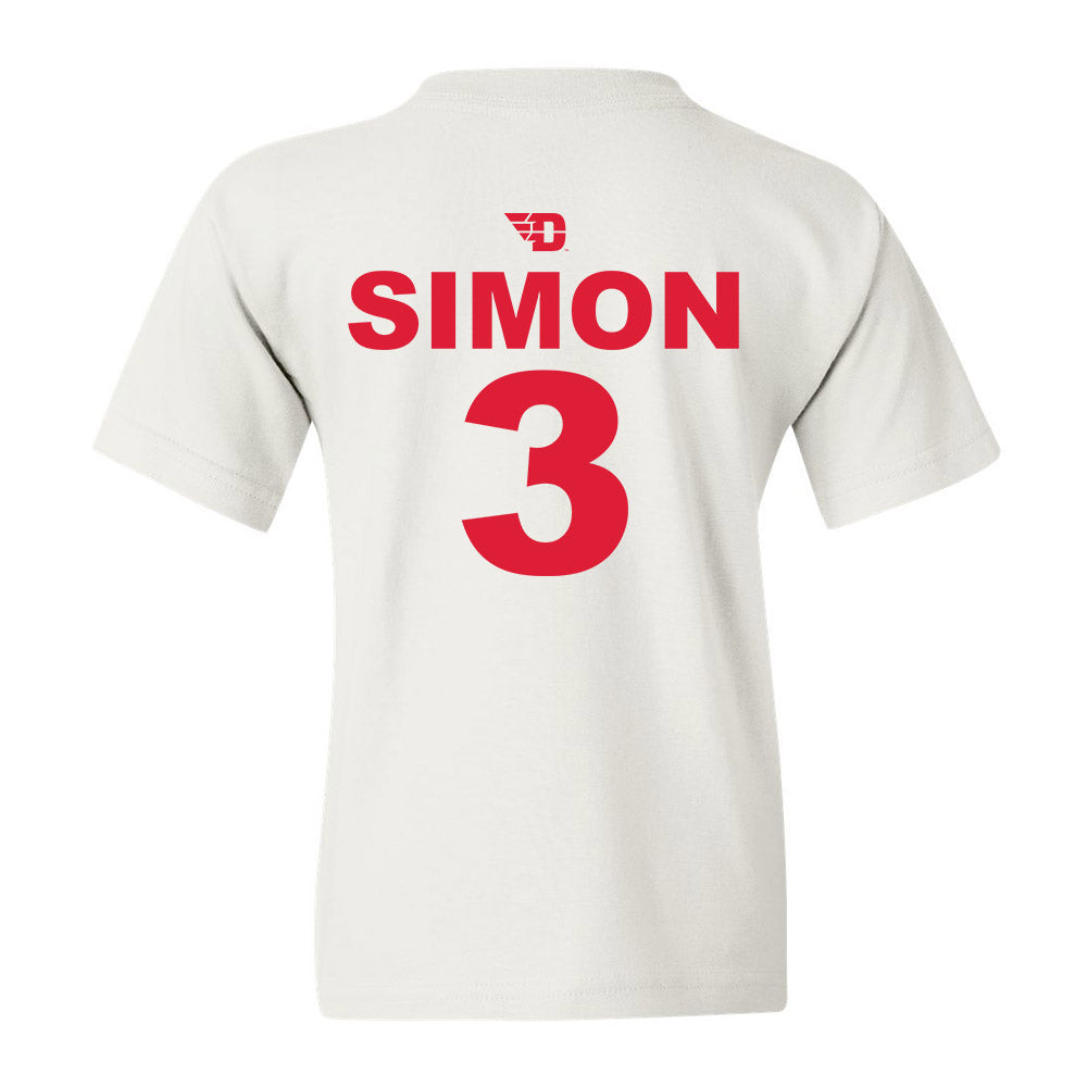 Dayton - NCAA Men's Basketball : Jaiun Simon - Youth T-Shirt Sports Shersey