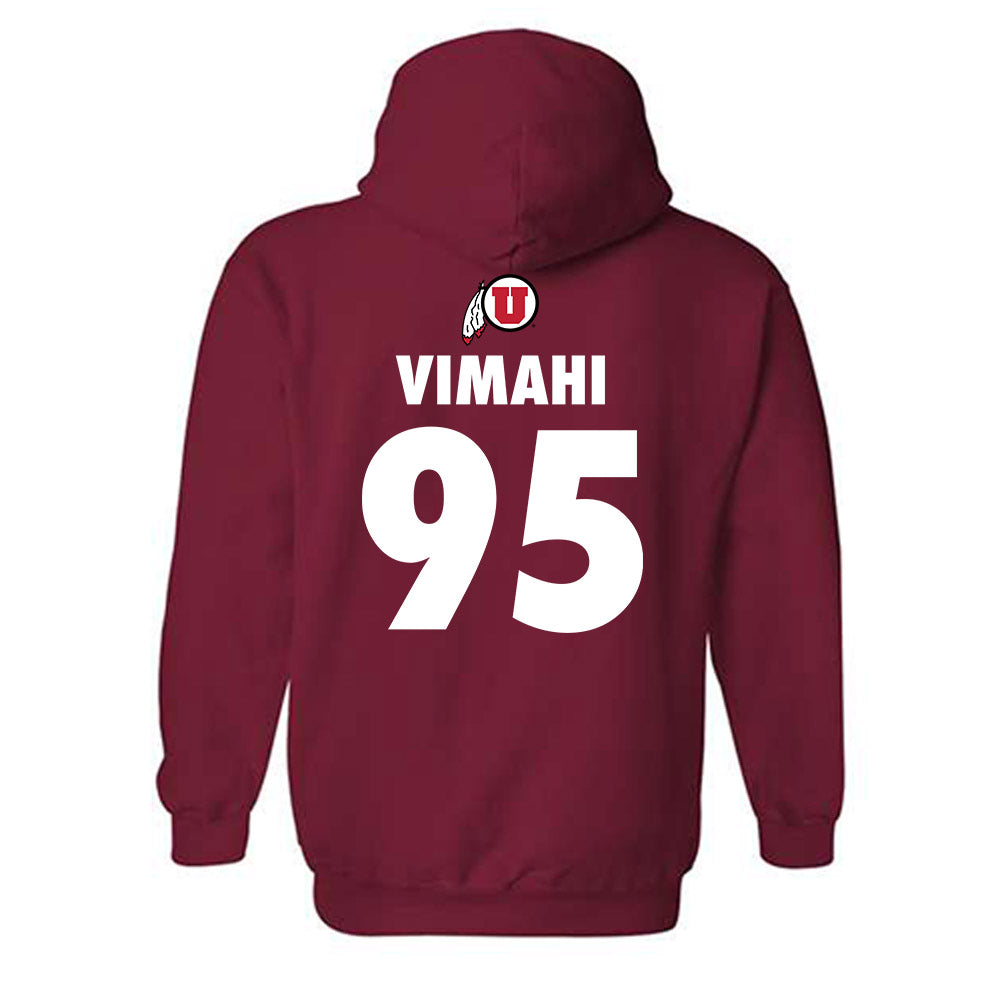 Utah - NCAA Football : Aliki Vimahi - Hail Mary Hooded Sweatshirt