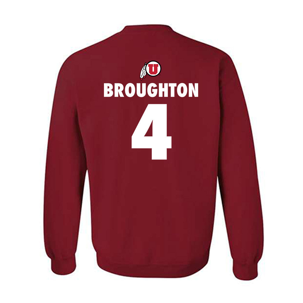 Utah - NCAA Football : JaTravis Broughton - Hail Mary Sweatshirt