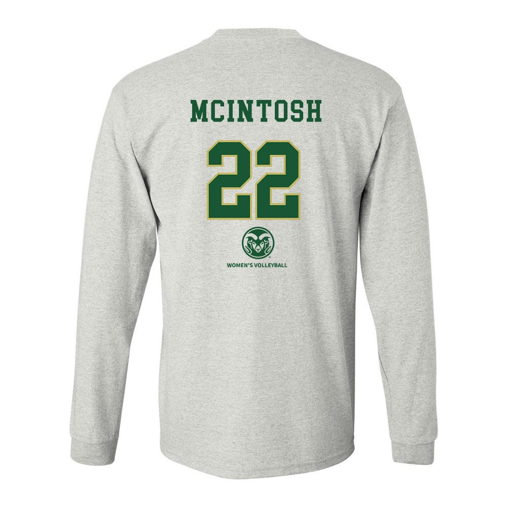 Colorado State - NCAA Women's Volleyball : Delaney McIntosh Ace Long Sleeve T-Shirt