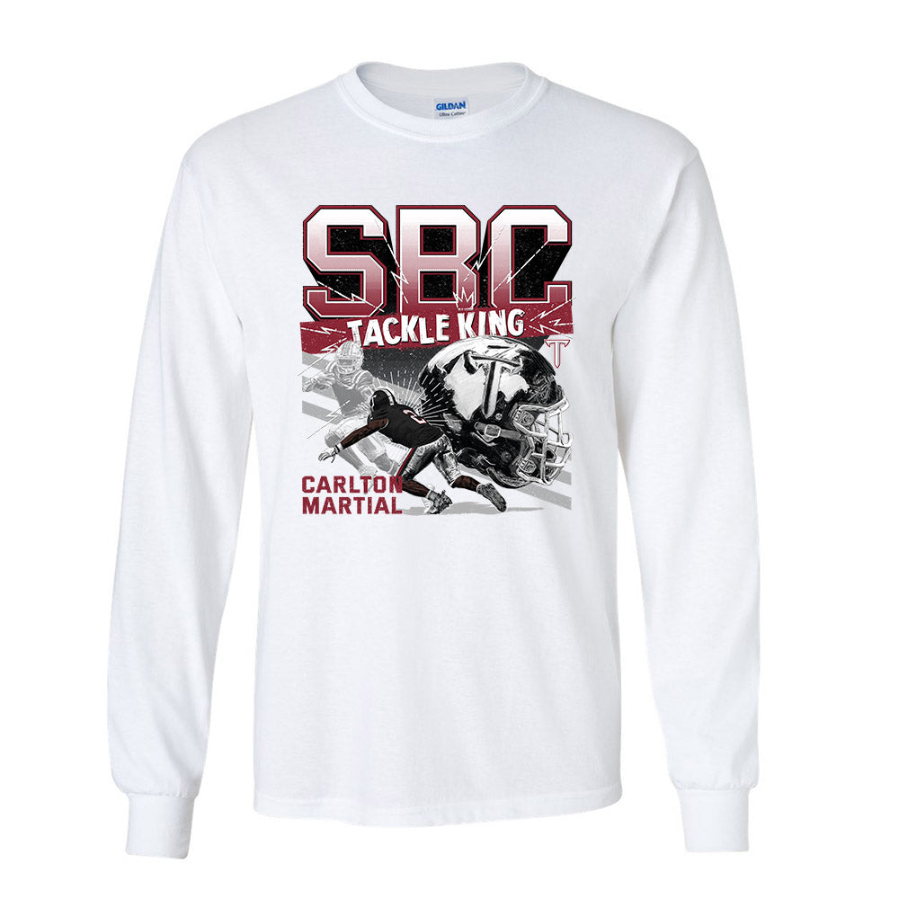 Troy - NCAA Football : Carlton Martial Long Sleeve T-Shirt