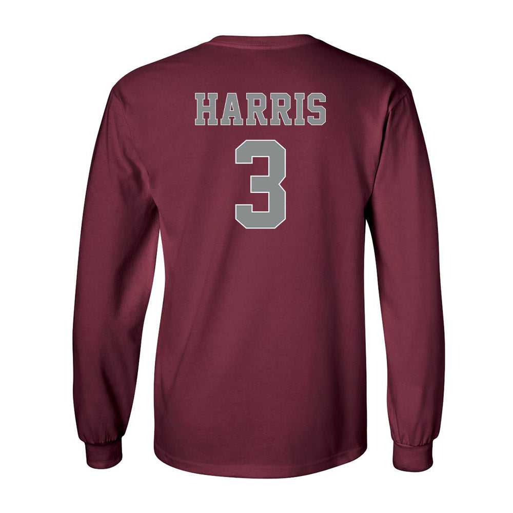 NCCU - NCAA Football : Walker Harris Shersey Long Sleeve T-Shirt