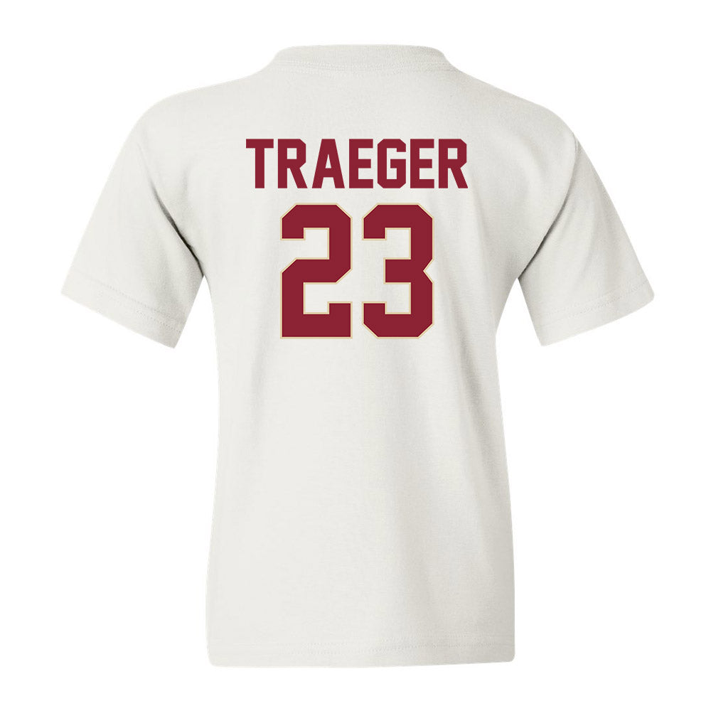 Boston College - NCAA Men's Ice Hockey : Will Traeger - Youth T-Shirt