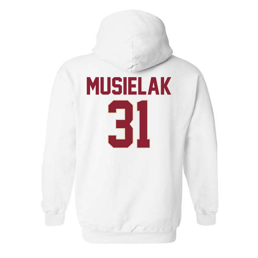 Boston College - NCAA Men's Ice Hockey : Alex Musielak - Hooded Sweatshirt