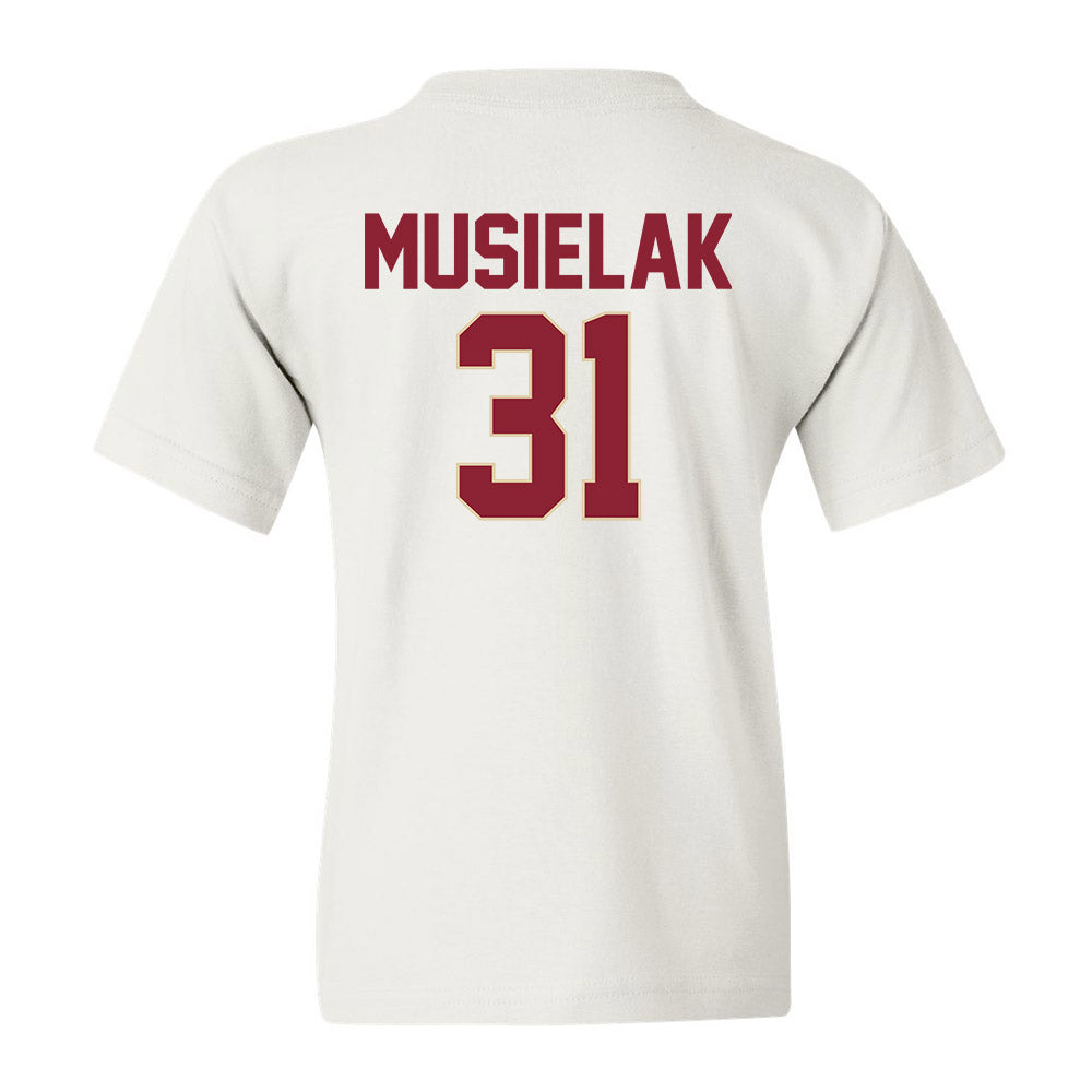 Boston College - NCAA Men's Ice Hockey : Alex Musielak - Youth T-Shirt