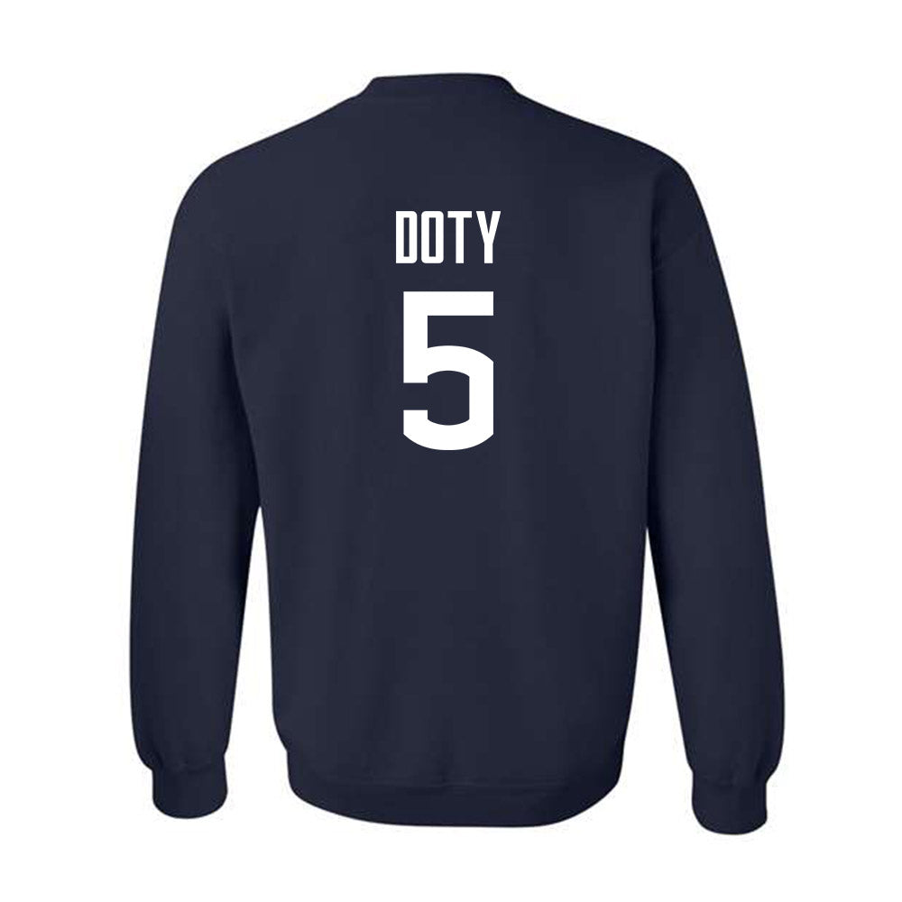 UConn - NCAA Women's Basketball Legends : Caroline Doty - Crewneck Sweatshirt Classic Shersey