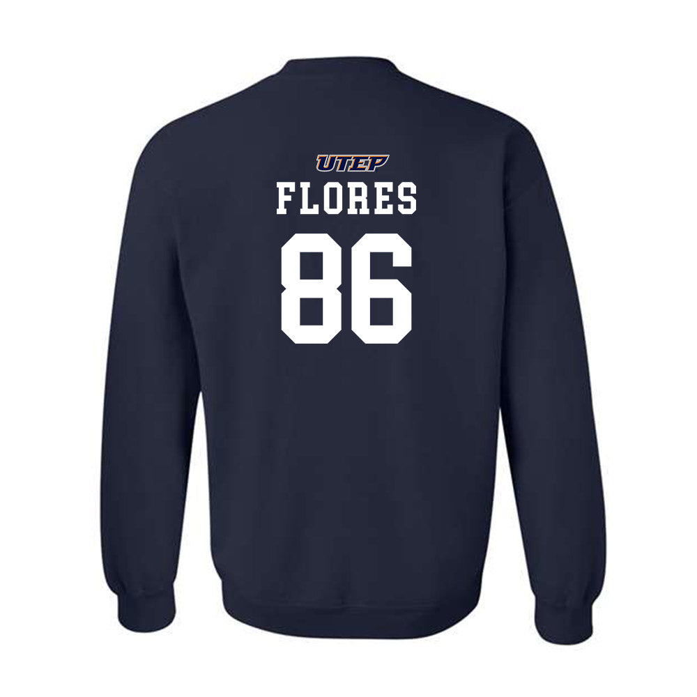 UTEP - NCAA Football : Lucas Flores Shersey Sweatshirt