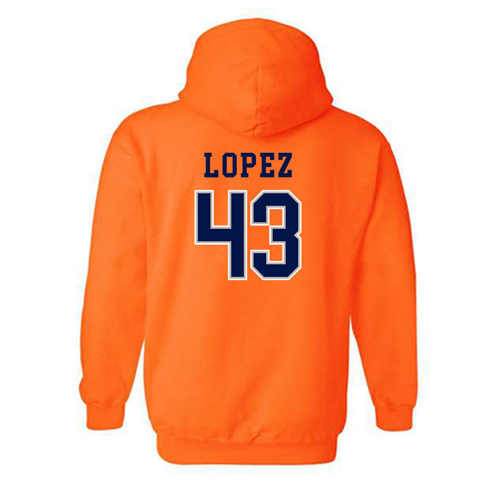 UTEP - NCAA Football : Julian Lopez Hooded Sweatshirt