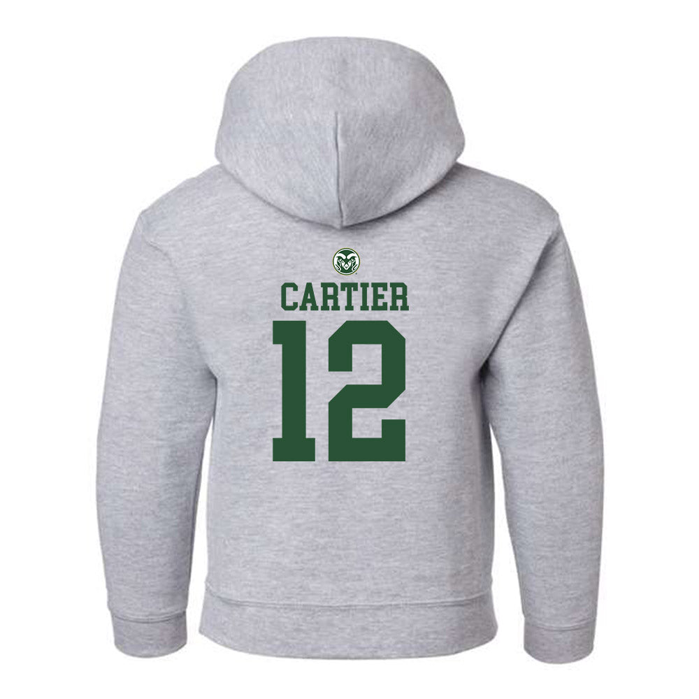 Colorado State - NCAA Men's Basketball : Patrick Cartier Hooded Sweatshirt
