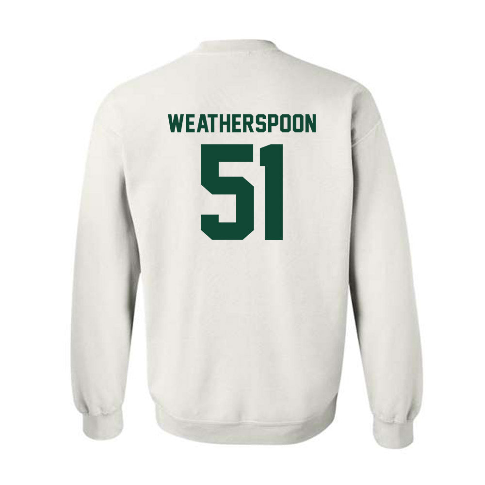 Ohio - NCAA Football : Davion Weatherspoon - Crewneck Sweatshirt Sports Shersey