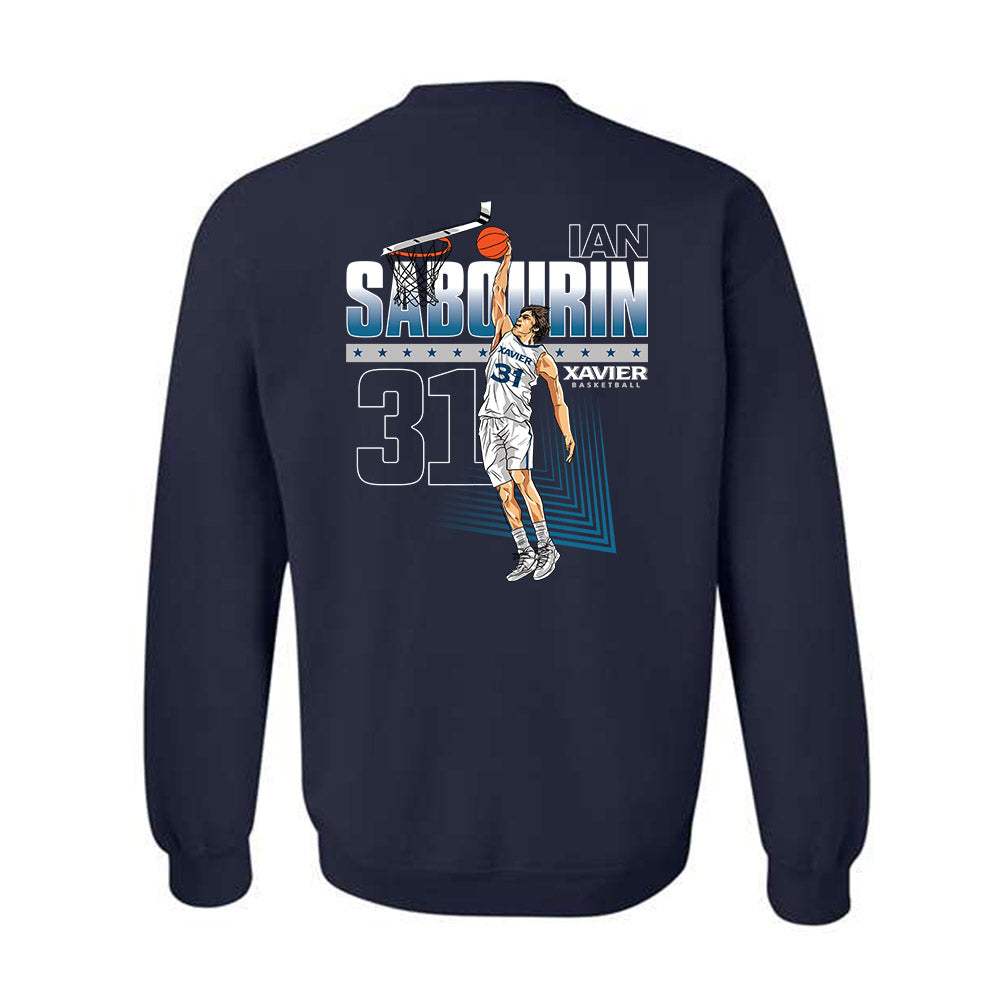 Xavier - NCAA Men's Basketball : Ian Sabourin Sweatshirt