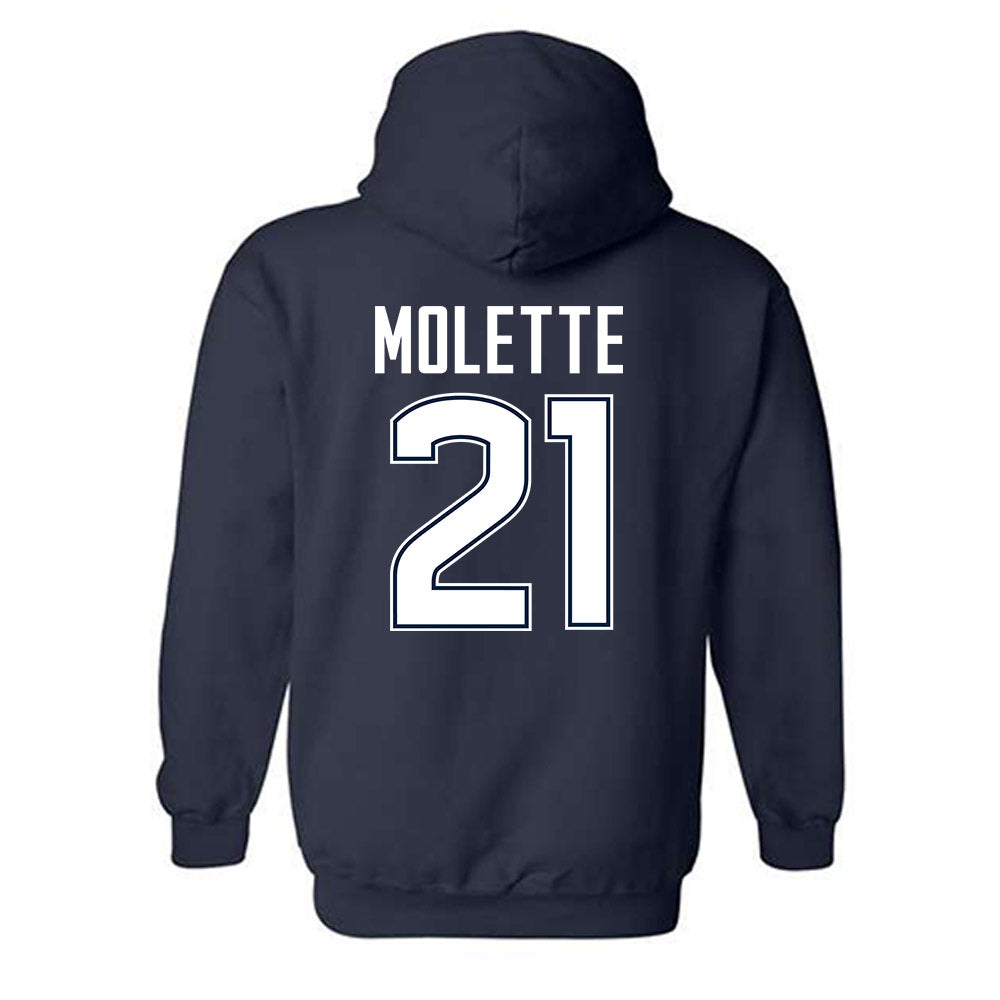 UConn - NCAA Football : Lee Molette III Shersey Hooded Sweatshirt