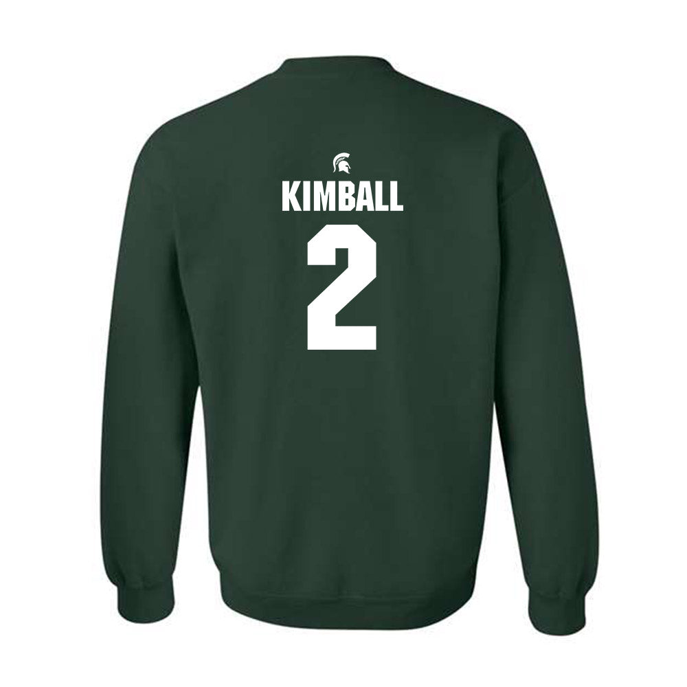 Michigan State - NCAA Women's Basketball : Abbey Kimball - Crewneck Sweatshirt Classic Shersey