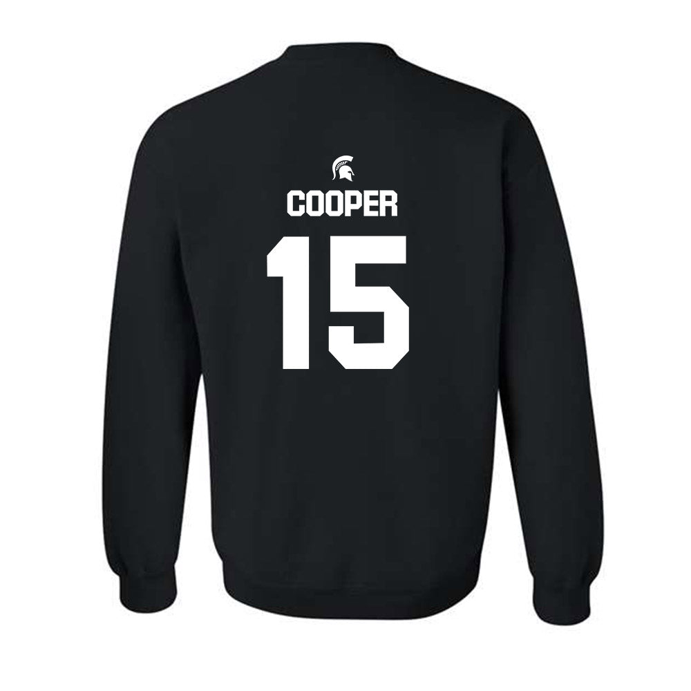 Michigan State - NCAA Men's Basketball : Carson Cooper - Crewneck Sweatshirt Sports Shersey