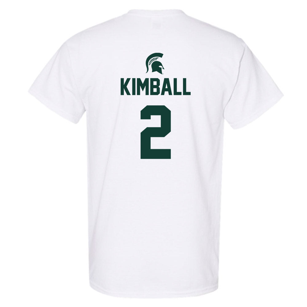 Michigan State - NCAA Women's Basketball : Abbey Kimball - T-Shirt Sports Shersey