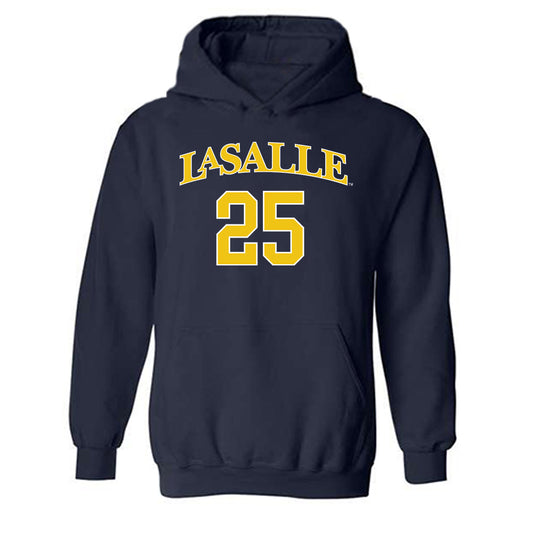 La Salle - NCAA Men's Basketball : Lucas Mercandino - Hooded Sweatshirt Classic Shersey