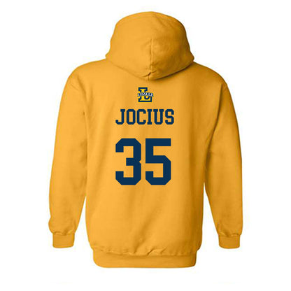 La Salle - NCAA Men's Basketball : Rokas Jocius - Hooded Sweatshirt Classic Shersey