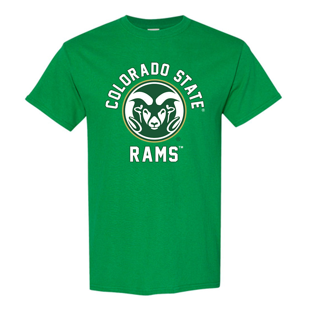 StakesMFG Colorado State - NCAA Men's Basketball : Patrick Cartier T-Shirt Turf Green / Medium